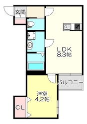 コンフォートＫＡＭＩの物件間取画像